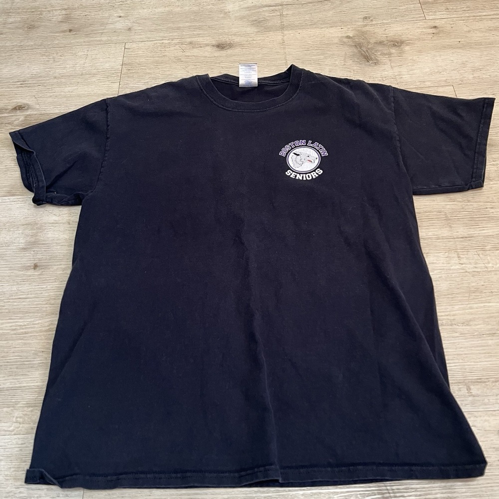 Boston Latin Schools BLS Seniors 2016 Shirt Size Large Black Public School